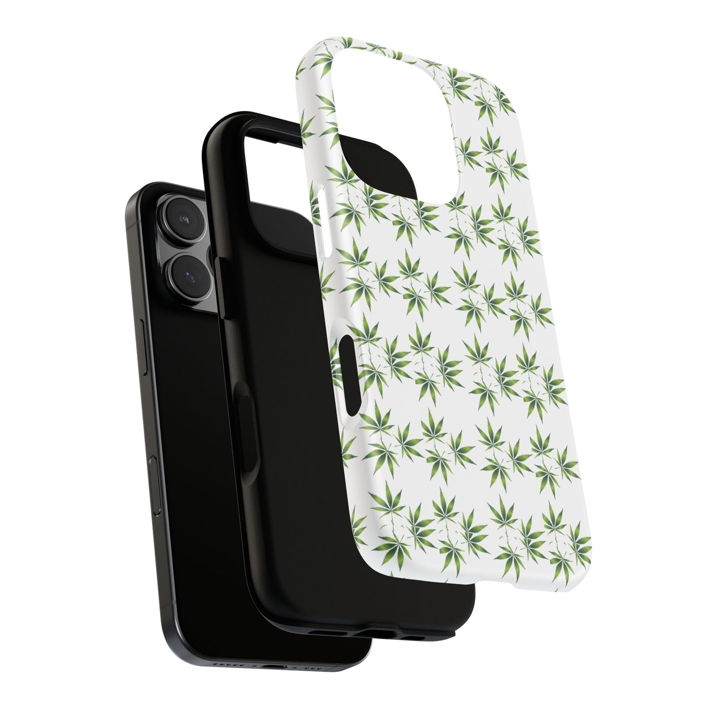Stylish Phone Case with Cannabis Leaf Design, Durable Phone Cover, Gift for Stoner Friends, Unique Phone Accessory, Nature-Inspired Design