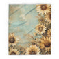 Sunflower Arctic Fleece Blanket, Cozy Throw, Soft Home Decor, Floral Blanket, Perfect for Gifts, Picnic, and Relaxation