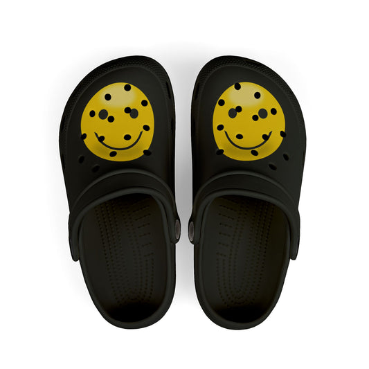 Smiley Face Clogs, Kid's EVA Foam Shoes