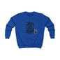 Kids Sweatshirt - "Love Has Four Paws" Cute Puppy Graphic Pullover for Dog Lovers