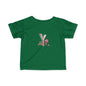 Colorful Letter Y Infant Tee, Cute Baby Shirt, Toddler Apparel, Gifts for New Parents, Baby Shower, Playdate Outfit