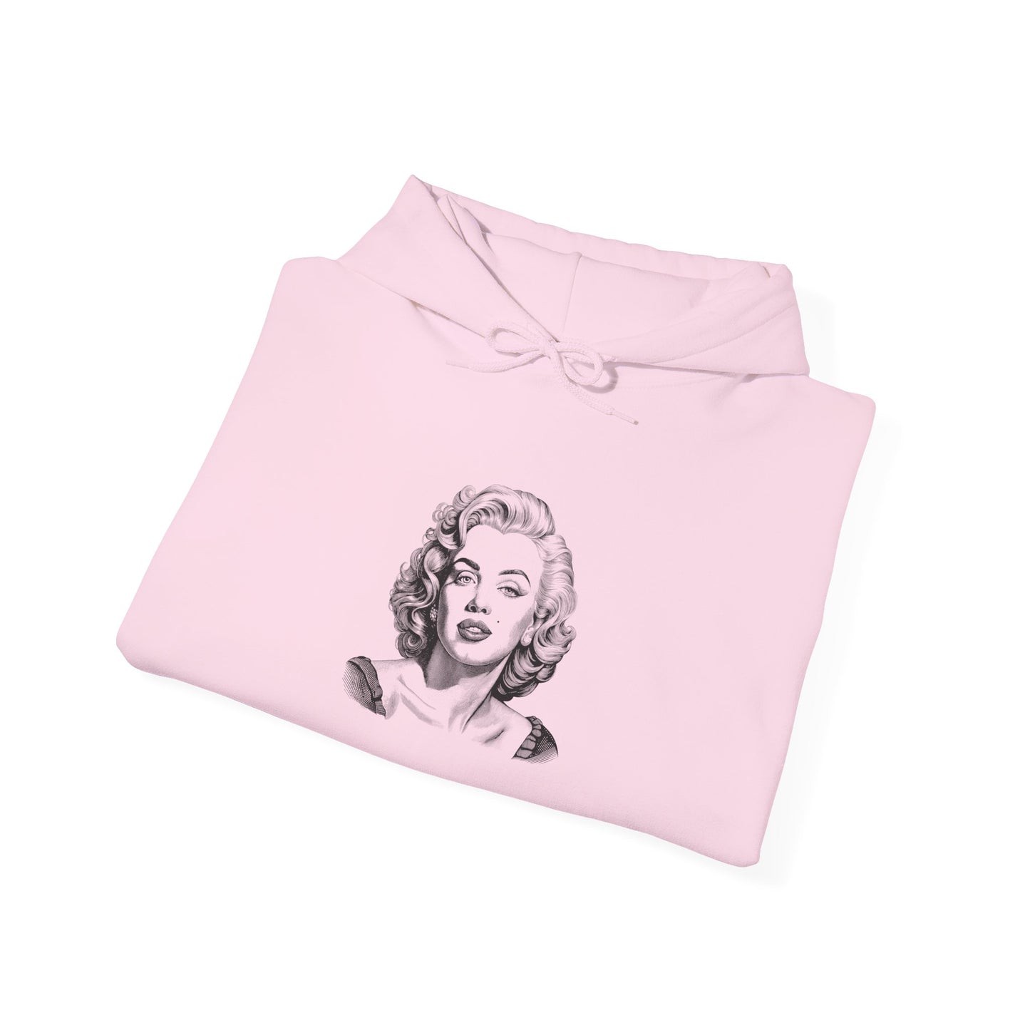Marilyn Monroe-Inspired Unisex Hoodie, Vintage Graphic Sweatshirt, Cozy Fashion, Gift for Her, Stylish Casual Wear