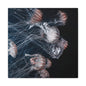 Jellyfish Swarm Matte Stretched Canvas