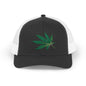 Cannabis Leaf Snapback Trucker Cap | Stylish Hat for Weed Enthusiasts | Perfect for Festivals, Parties, Gifts, and Outdoor Adventures