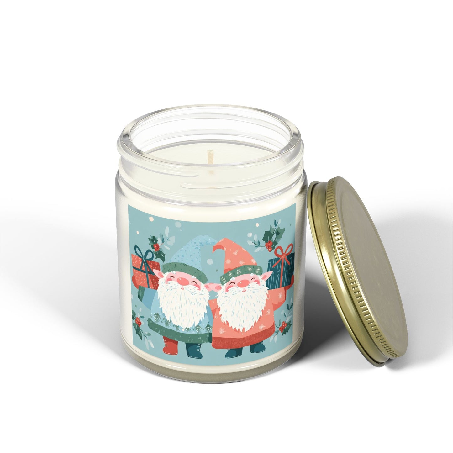 Festive Scented Candles | Coconut Apricot Wax, Holiday Decor, Gifts for Her, Home Fragrance, Christmas, Cozy Atmosphere, Seasonal Decor