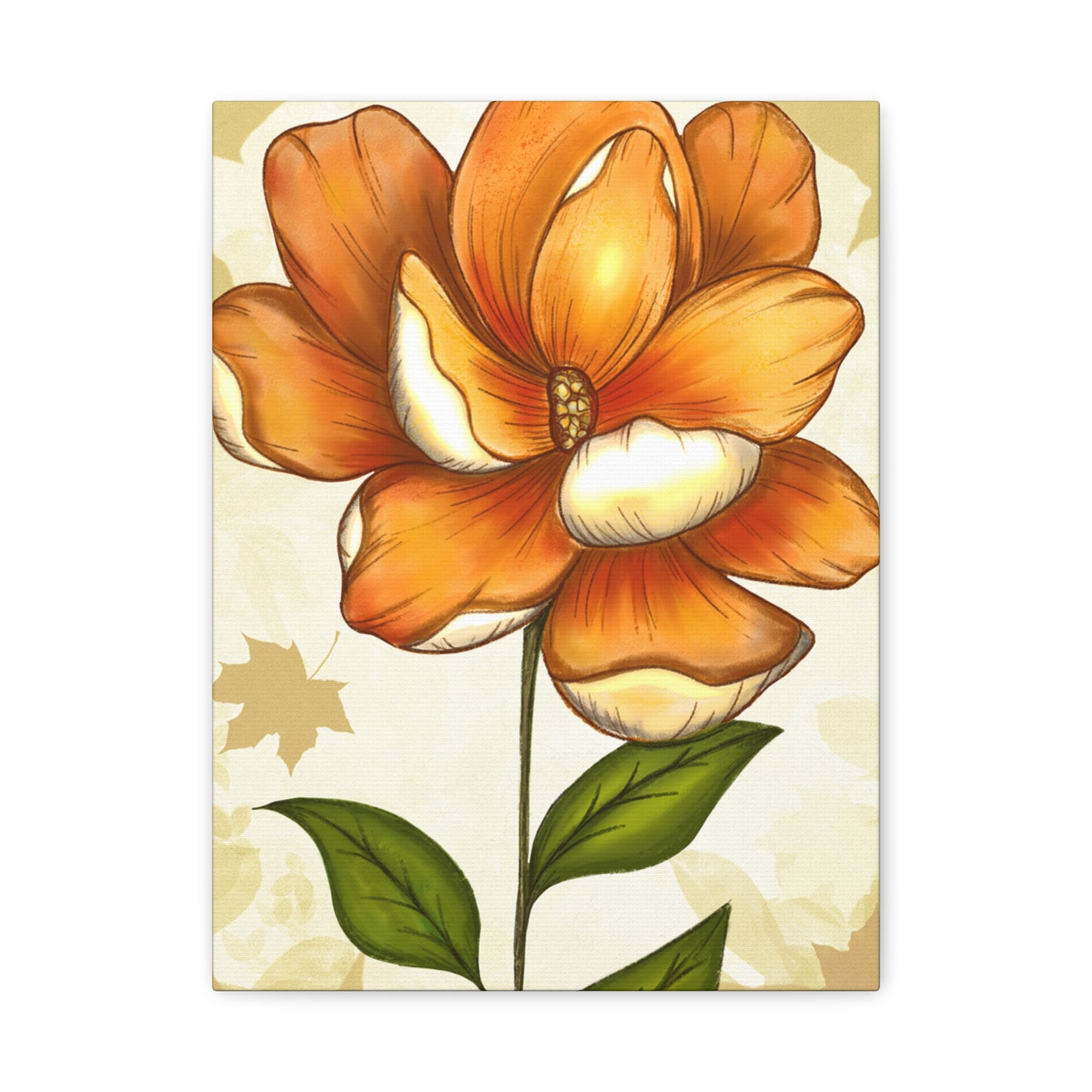 Copy of Matte Canvas, Stretched, 1.25" Tulips Pink and Purple Flowers