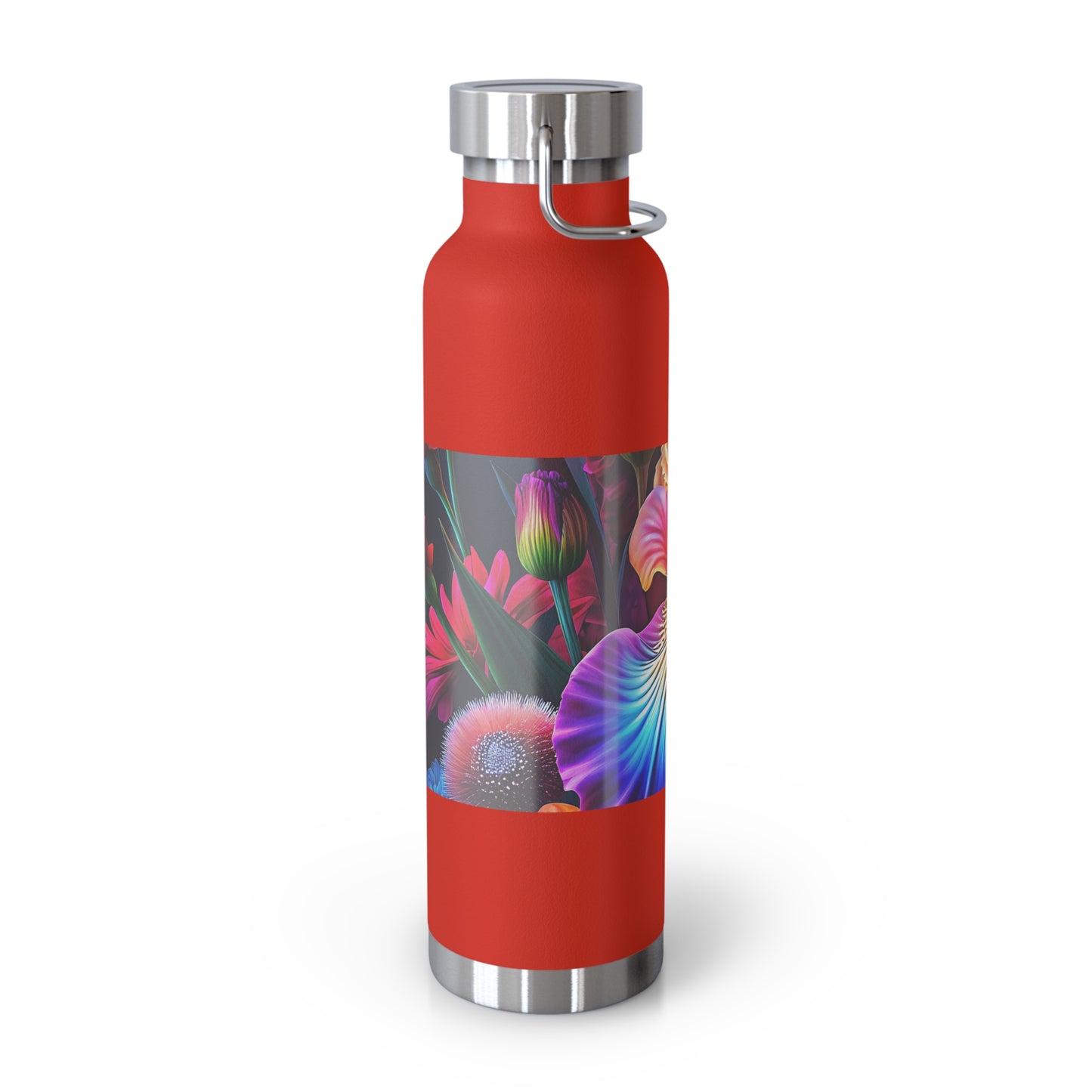 Astrological Copper Insulated Bottle, Cosmic Travel Mug, Horoscope Water Bottle, Starry Flask, Unique Gift for Astrology Lovers