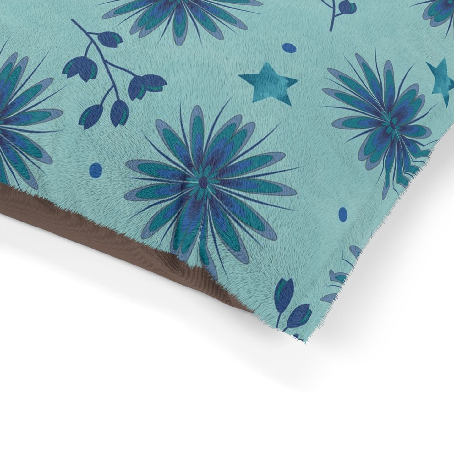 Floral Pet Bed with Personalized Initial, Cozy Dog Cat Pillow, Custom Pet Accessories, Comfortable Pet Sleeping Space, Pet Gift for [...]