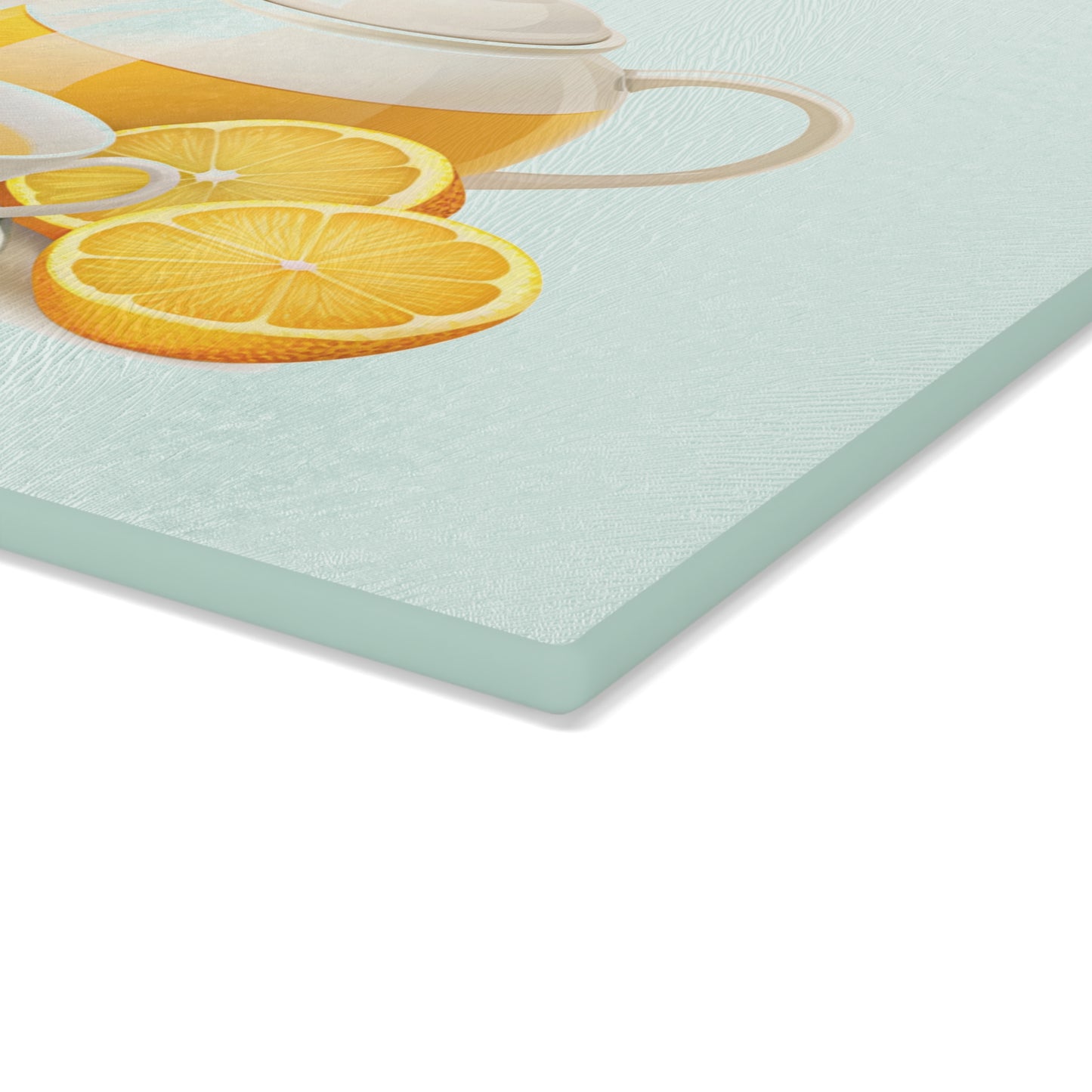 Bright Citrus Glass Cutting Board - Kitchen Decor, Hostess Gift, Home Chef Essential, Tea Lover Accessory, Gift for Mom