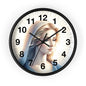 Serene Mary Wall Clock, Spiritual Decor, Gift for Mother's Day, Home Office Accent, Religious Artwork, Faith-Inspired Timepiece