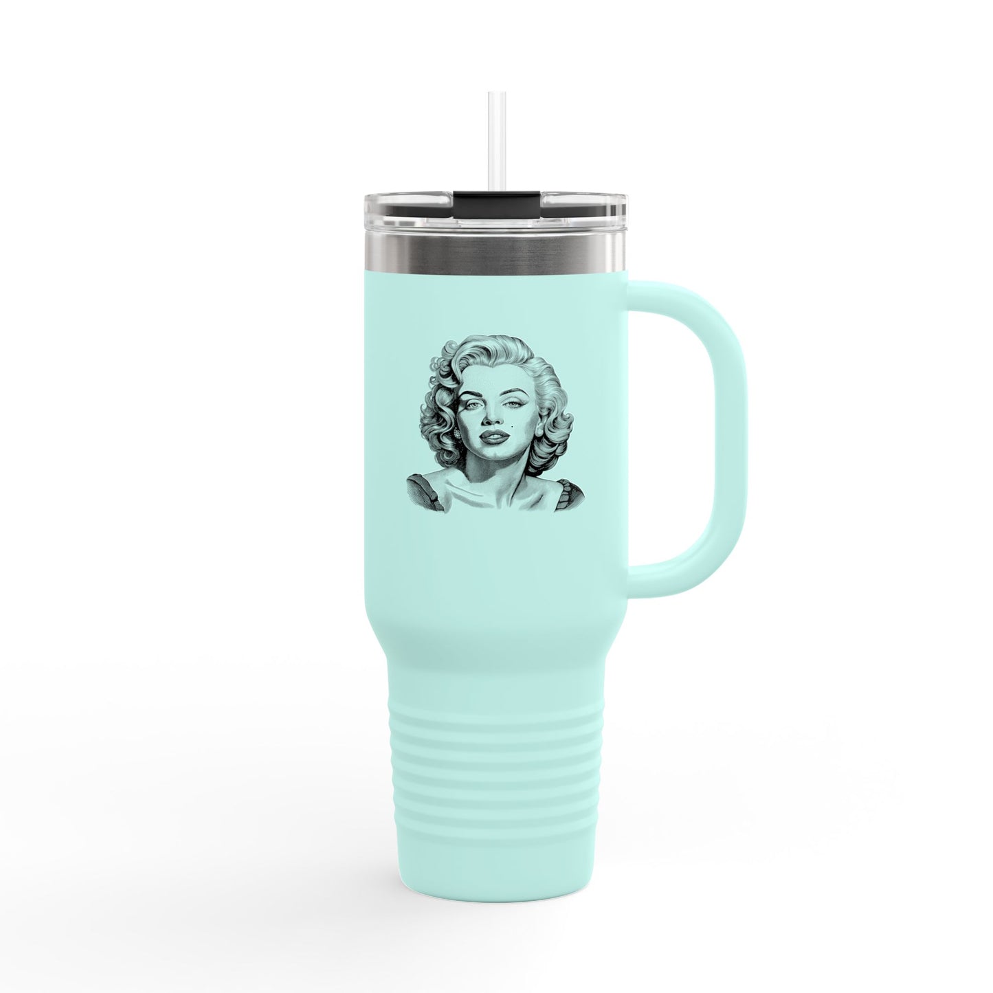 Marilyn Monroe Insulated Travel Mug, 40oz - Stylish Drinkware for On-the-Go, Perfect Gift for Fans, Coffee Lover, Travel Enthusiasts