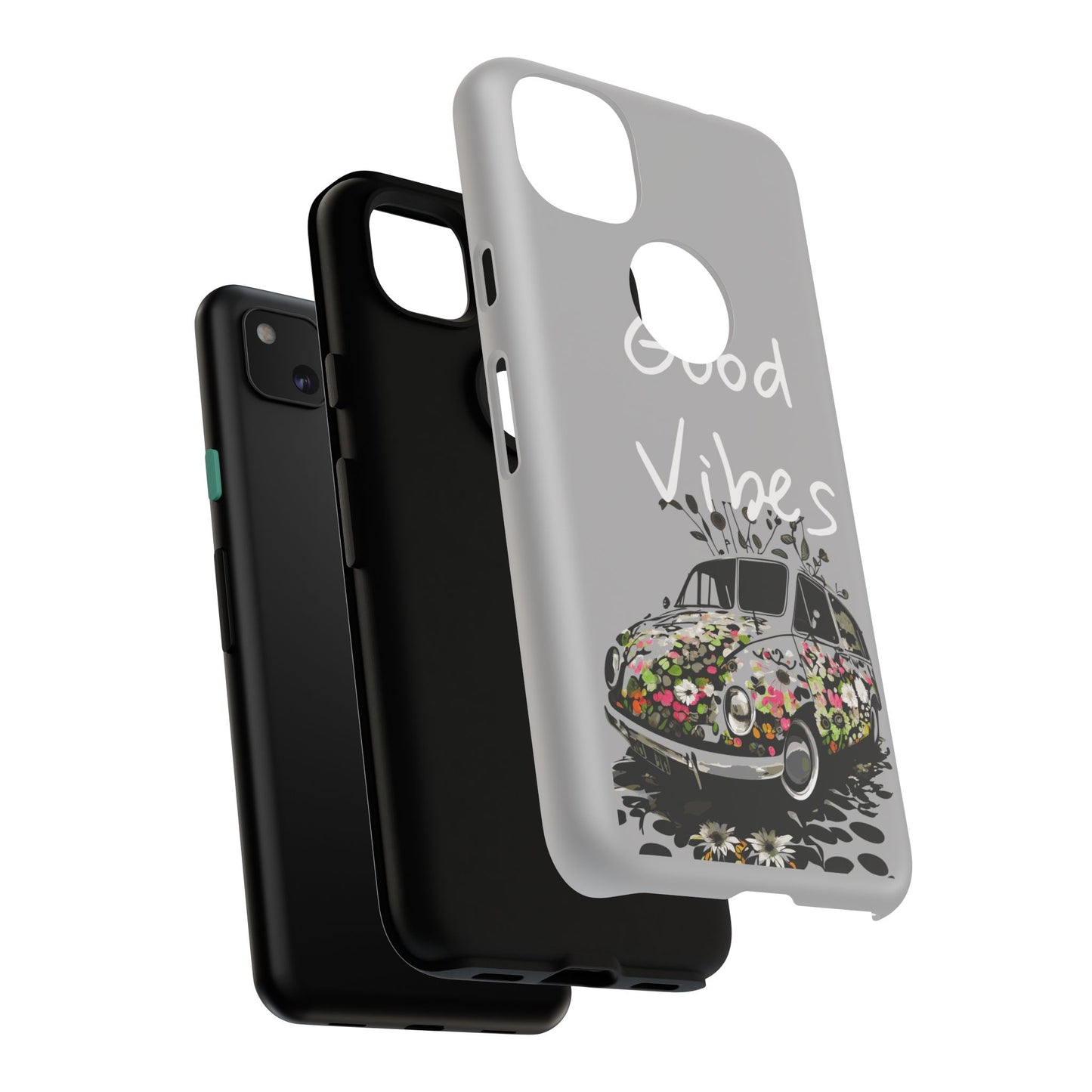 Floral Phone Case | Good Vibes, Phone Accessories, Gift for Her, Trendy Tech, Summer Vibes, Birthday Gift