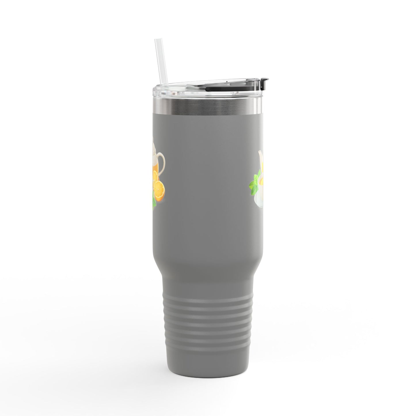 Lemonade Insulated Travel Mug, Perfect for Hot Drinks, Summer Picnics, Outdoor Adventures, Gifts for Tea Lovers, 40oz
