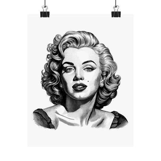 Classic Hollywood Matte Vertical Posters | Retro Wall Art | Vintage Decor | Marilyn Monroe Prints | Gift for Film Lovers, Home Office [...]