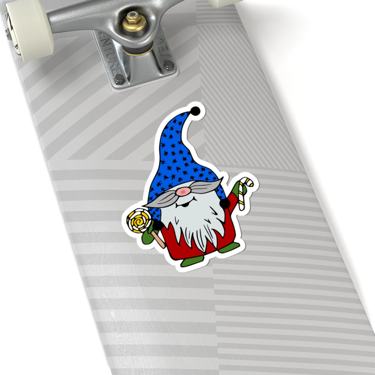 Whimsical Gnome Kiss-Cut Stickers, Cute Stickers for Scrapbooking, Laptop Decals, Holiday Gifts, Fun Party Favors