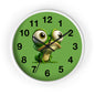 Whimsical Frog Wall Clock – Fun Home Decor, Office Accessories, Unique Gift for Kids, Animal-Themed Decoration, Quirky Timepiece