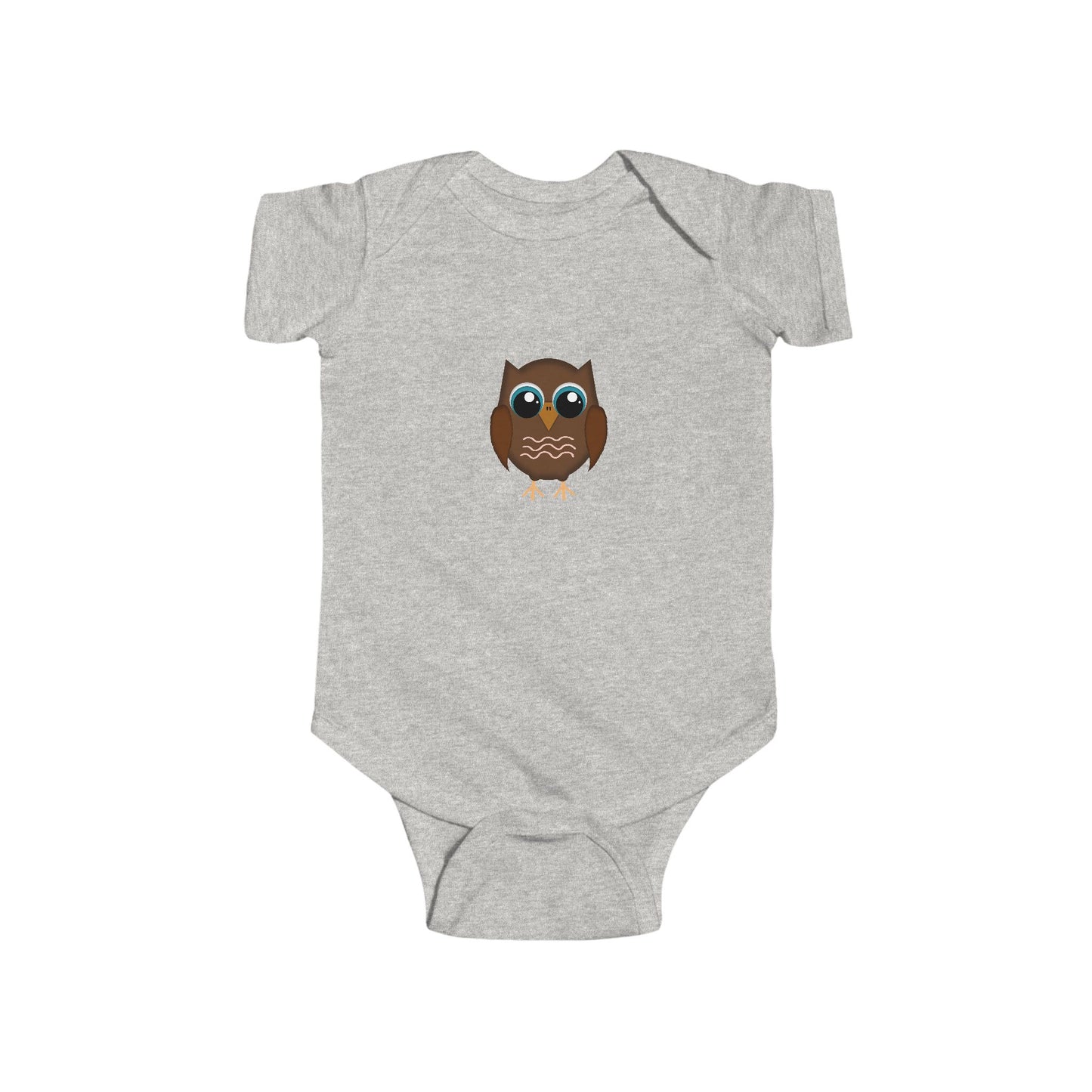 Adorable Owl Infant Bodysuit, Cute Baby Gift, Baby Shower Outfit, Newborn Clothing, Animal Lover Apparel