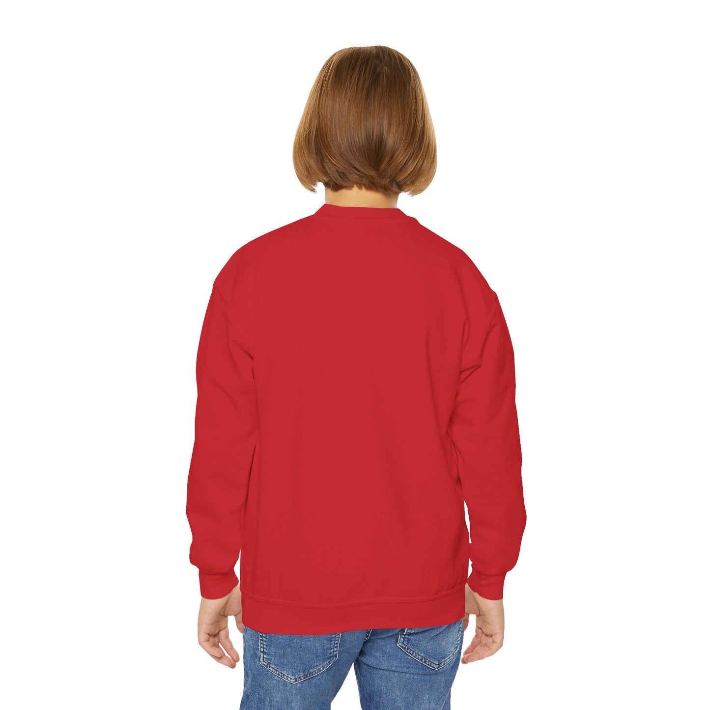 Cool Tiger Youth Crewneck Sweatshirt, Cute Animal Apparel, Teen Style, Gift for Kids, Casual Wear