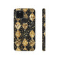 Elegant Gold & Black Phone Case for Tough Protection