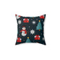 Festive Christmas Pillow, Winter Decor, Snowman Cushion, Holiday Home Accent, Gift for Christmas Lovers