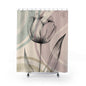 Elegant Floral Shower Curtain, Bathroom Decor, Gift for Home, Spring Vibes, Floral Design