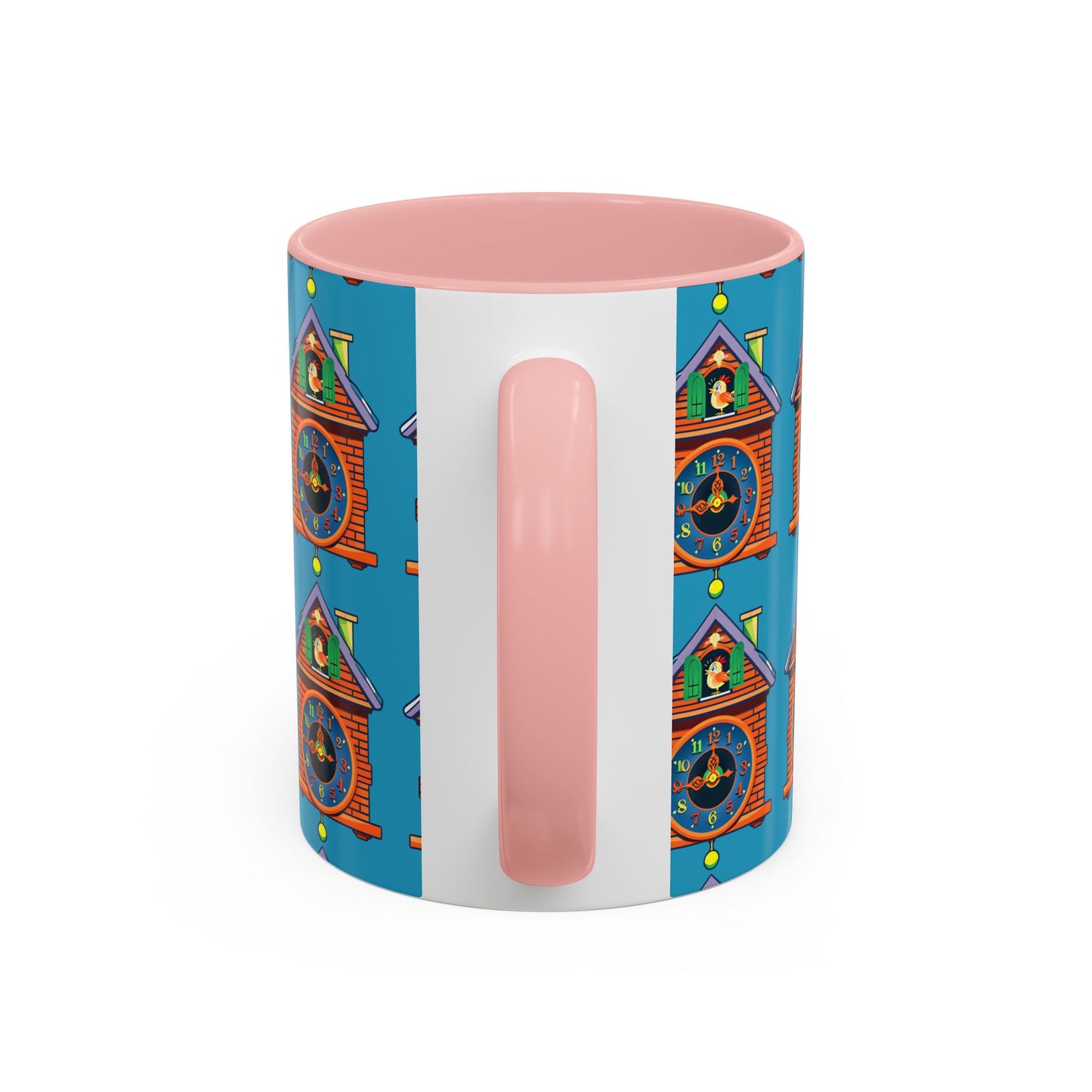Whimsical Clock House Coffee Mug Unique Gift for Home Decor