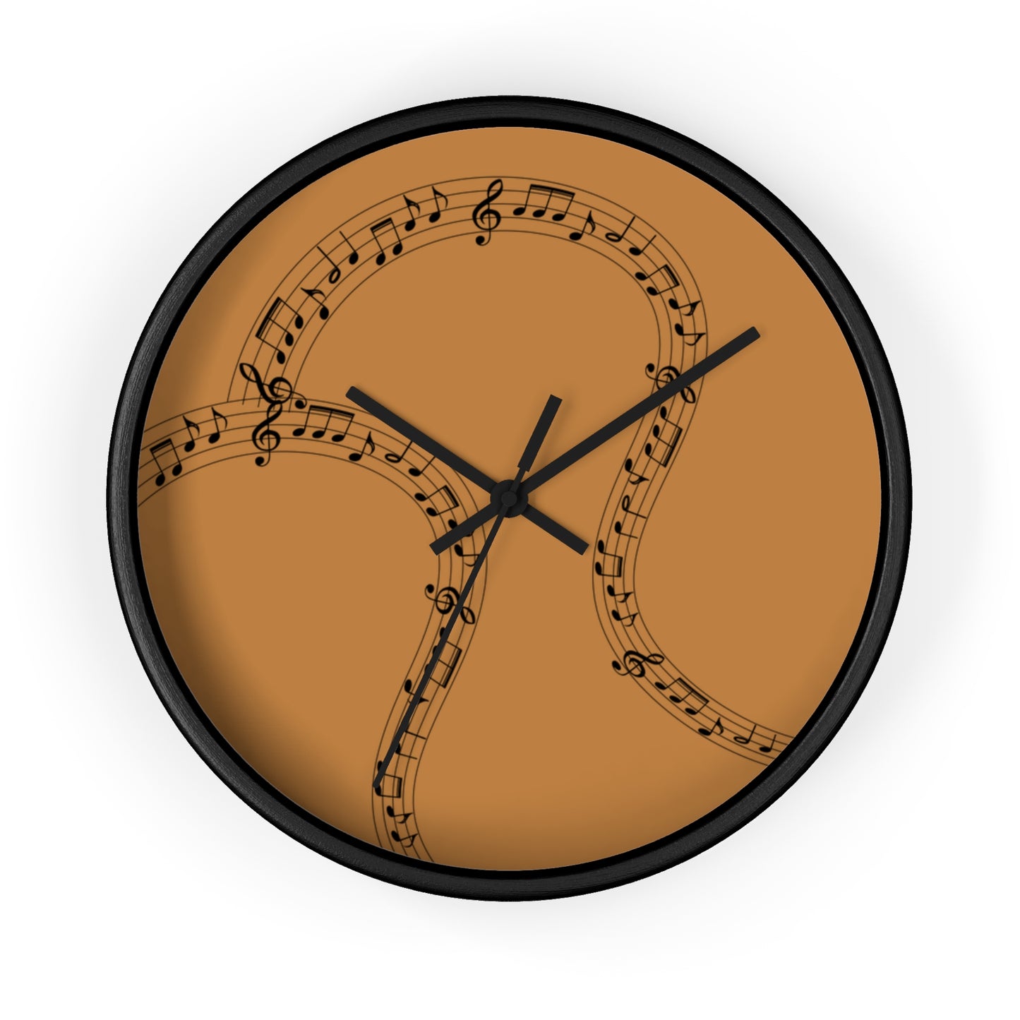 Musical Notes Wall Clock, Perfect for Music Lovers, Home Decor