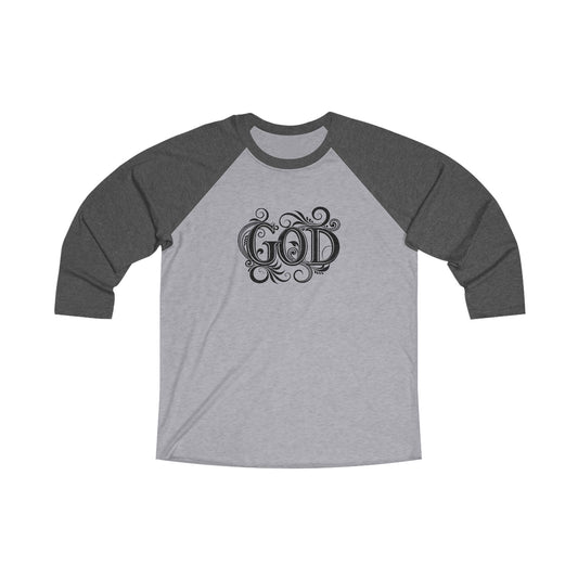 God-Inspired Unisex Raglan Tee, Faith T-Shirt, Trendy Casual Wear, Religion Gift, Christian Apparel, Inspirational Shirt