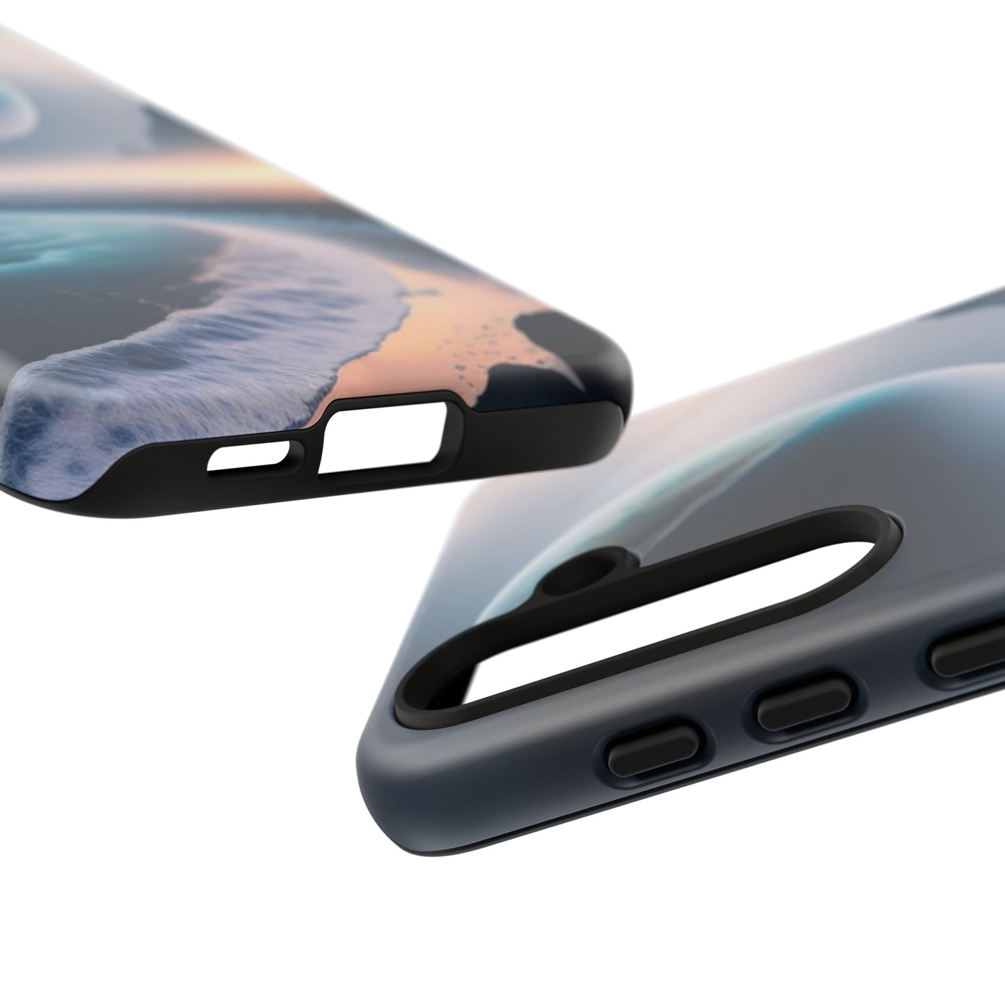 Galaxy Ocean Phone Case — Surreal Planet Beach Tough Case