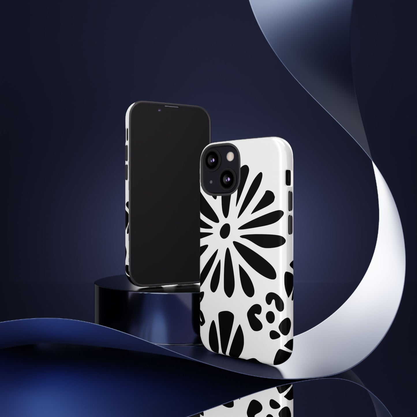 Stylish Phone Case with Floral Design, Tough Phone Cover for Her, Trendy Black and White Cell Phone Case, Unique Gift for Birthdays [...]