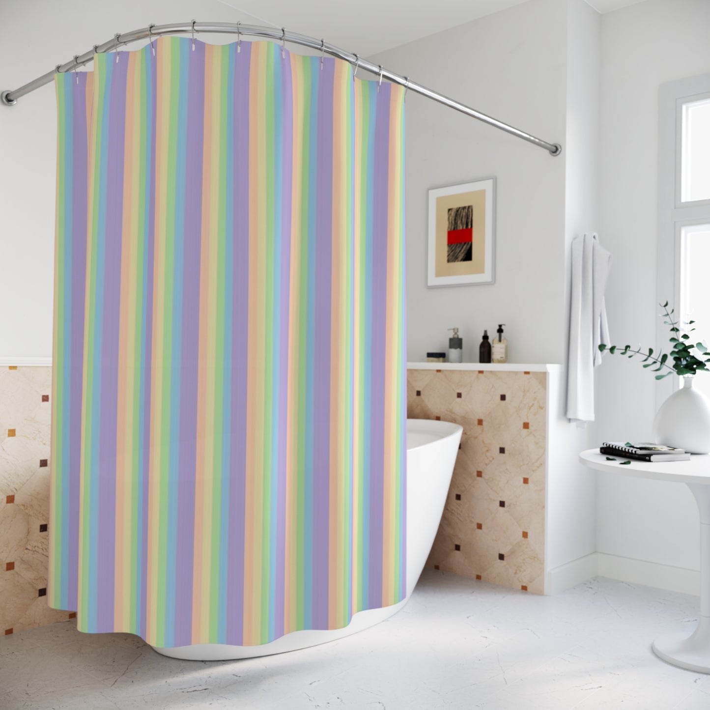 Shower Curtains rainbow