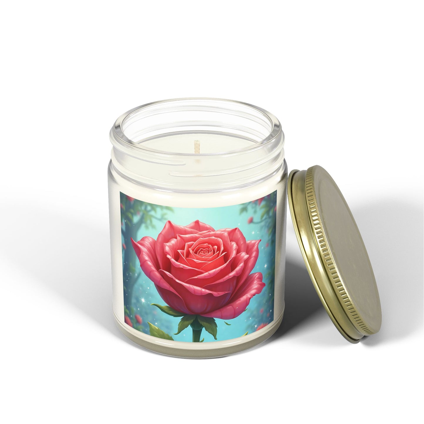 Rose Scented Candles, Aromatic Decor, Relaxing Gifts for Her, Birthday, Mother's Day, Home Fragrance
