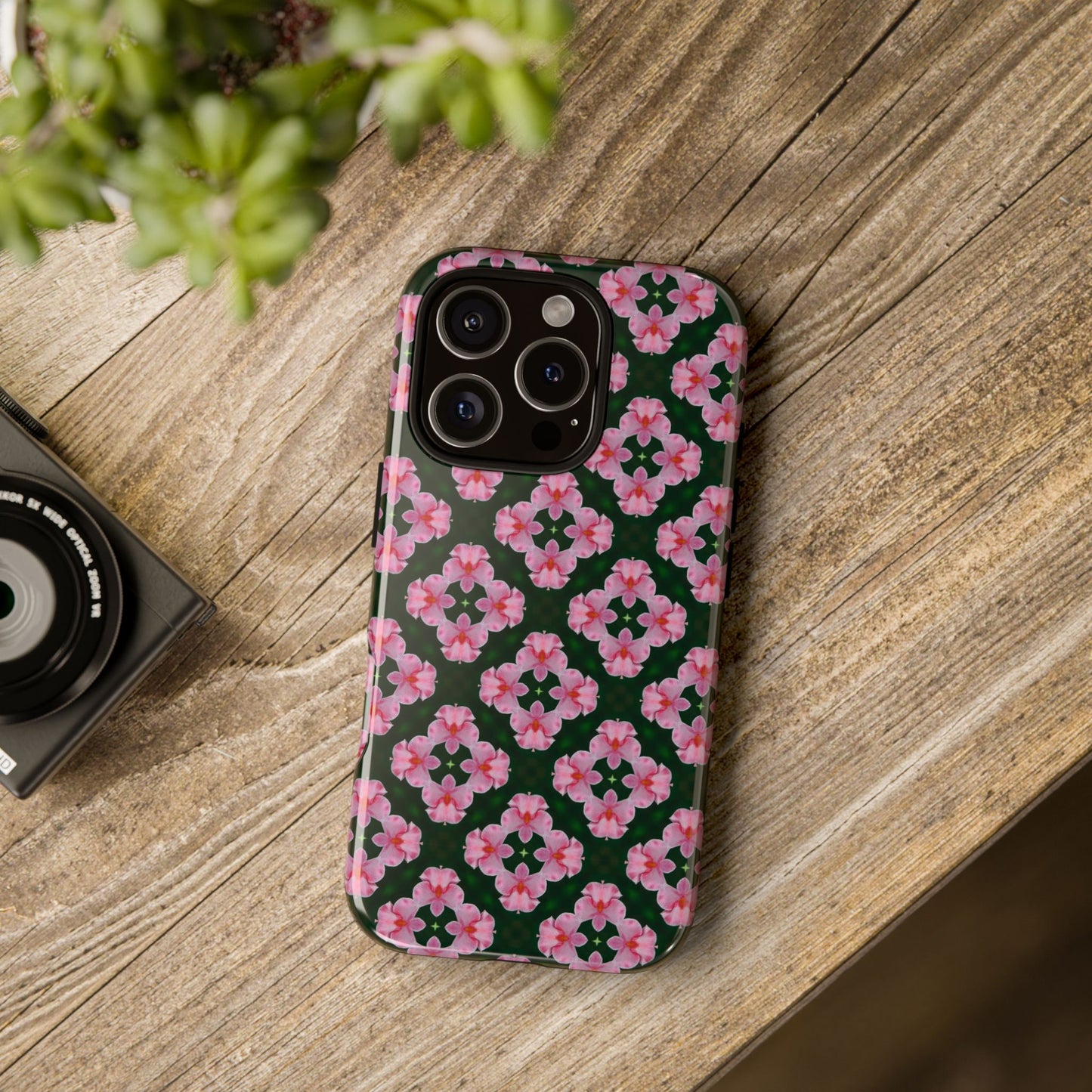 Tough Cases - Floral Phone Case, Stylish Protective Cover for Women, Gift Idea for Birthdays, Unique Floral Design, Trendy Tech Accessory