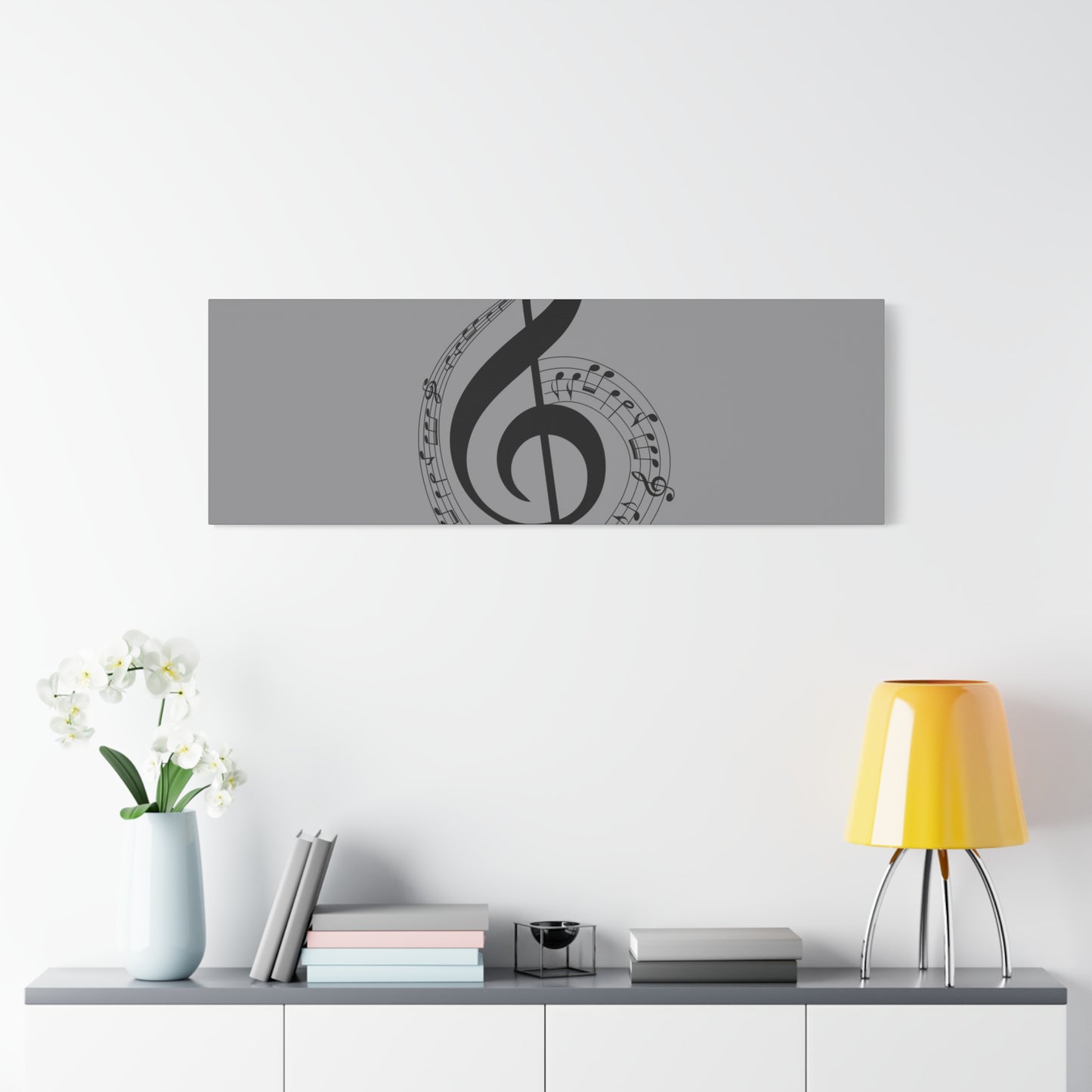 Musical Notes Canvas Print, Wall Art for Musicians, Music Lovers, Home Decor, Gift for Music Teacher, Birthday, Housewarming