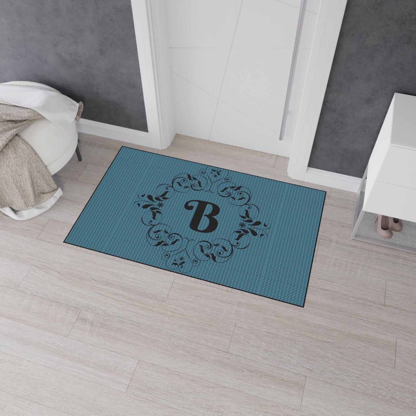 Heavy-Duty Floor Mat — Durable Non-Slip Garage & Workshop Rug - Letter B