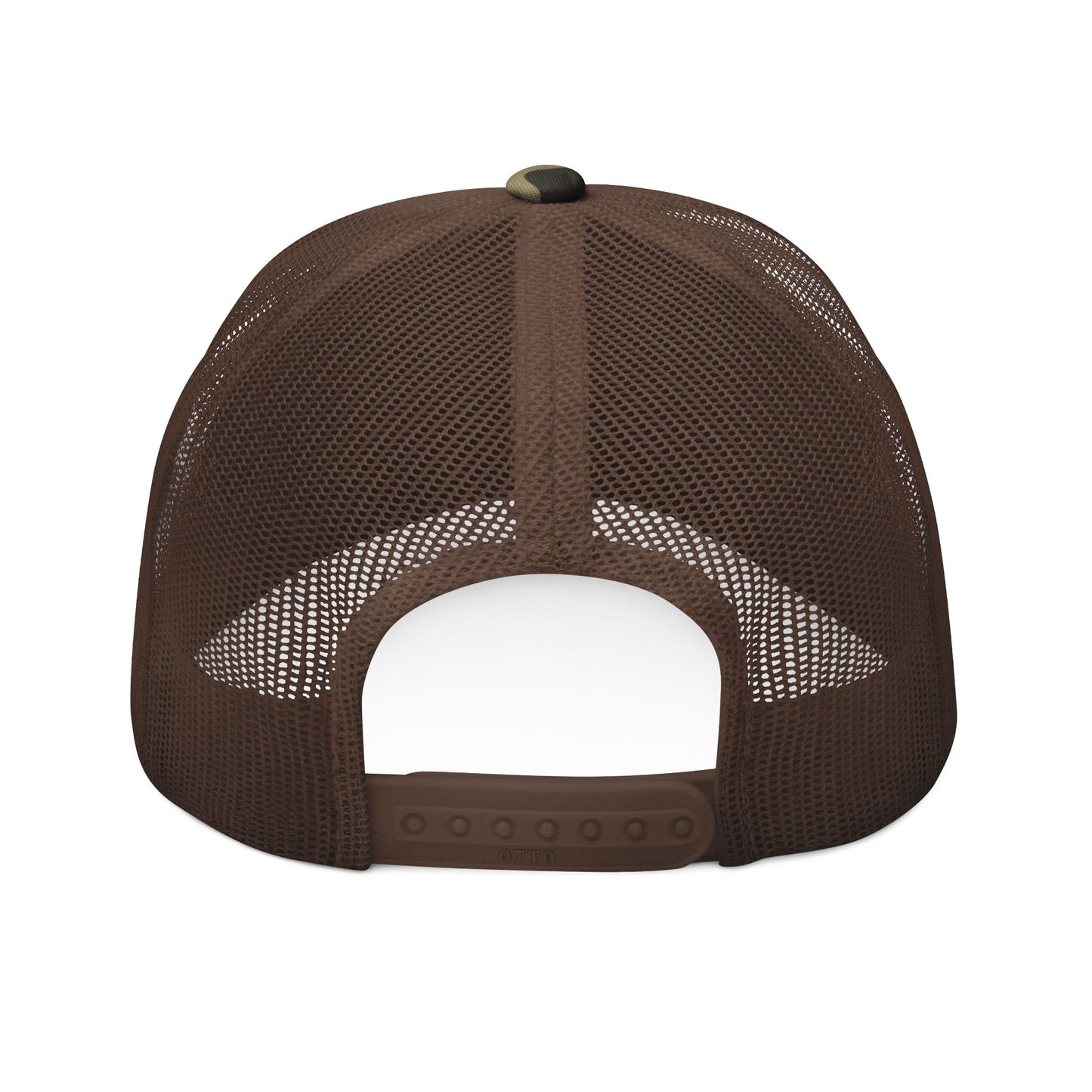 Camouflage Trucker Hat — "On the Hunt" Embroidered Hunting Cap