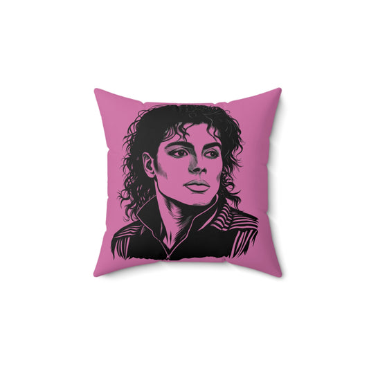 Michael Jackson Tribute Pillow - Retro Decor, Music Lover Gift, Unique Home Accent, Stylish Cushion, Pop Culture Collection