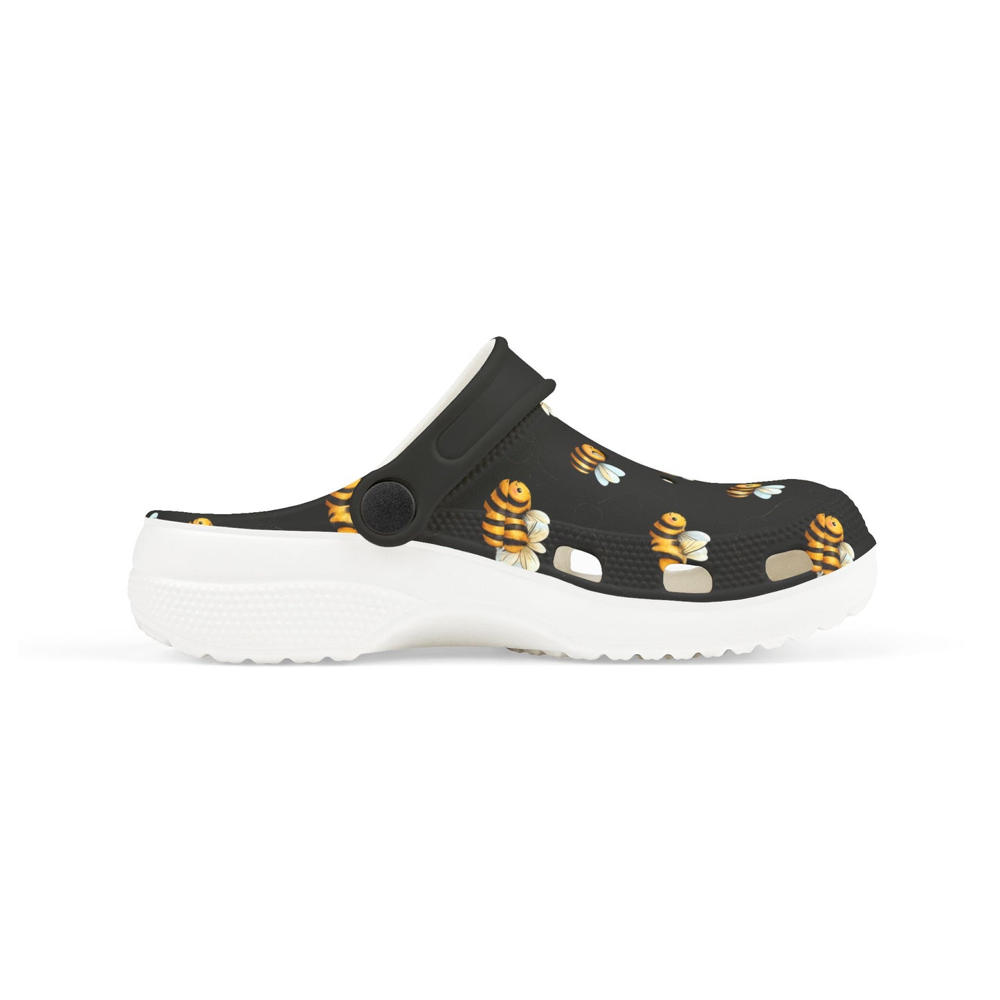 Bee-themed Kid's EVA Foam Clogs, Lightweight Comfort Shoes, Fun Summer Sandals, Durable Kids Footwear, Garden Party Accessories