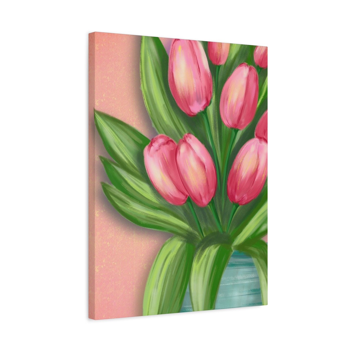 Matte Canvas, Stretched, 1.25" Tulips