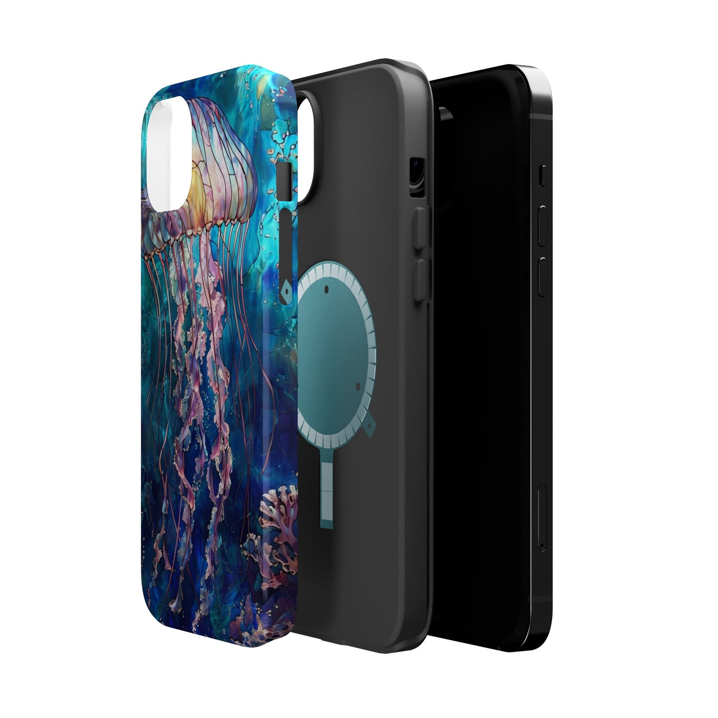 Jellyfish Ocean Magnetic Impact Phone Case