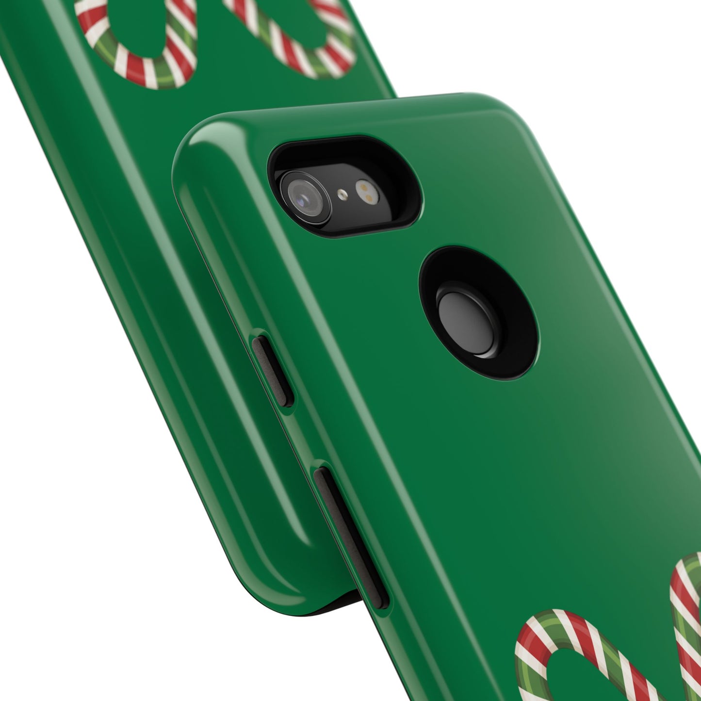 Candy Cane Phone Case: Holiday Spirit, Festive Gift, Cute Accessories, Christmas Decor, Seasonal Style