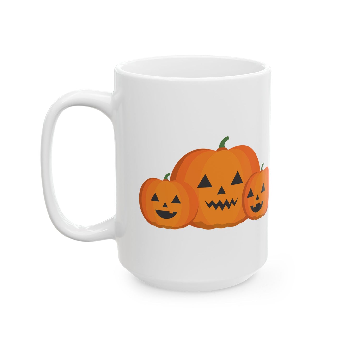 Halloween Pumpkin Ceramic Mug, Funny Fall Coffee Cup, Autumn Decor, Gift for Friends, Spooky Season Drinkware
