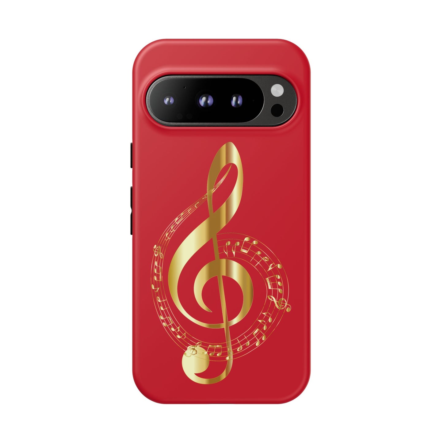 Tough Cases - Red Musical Note