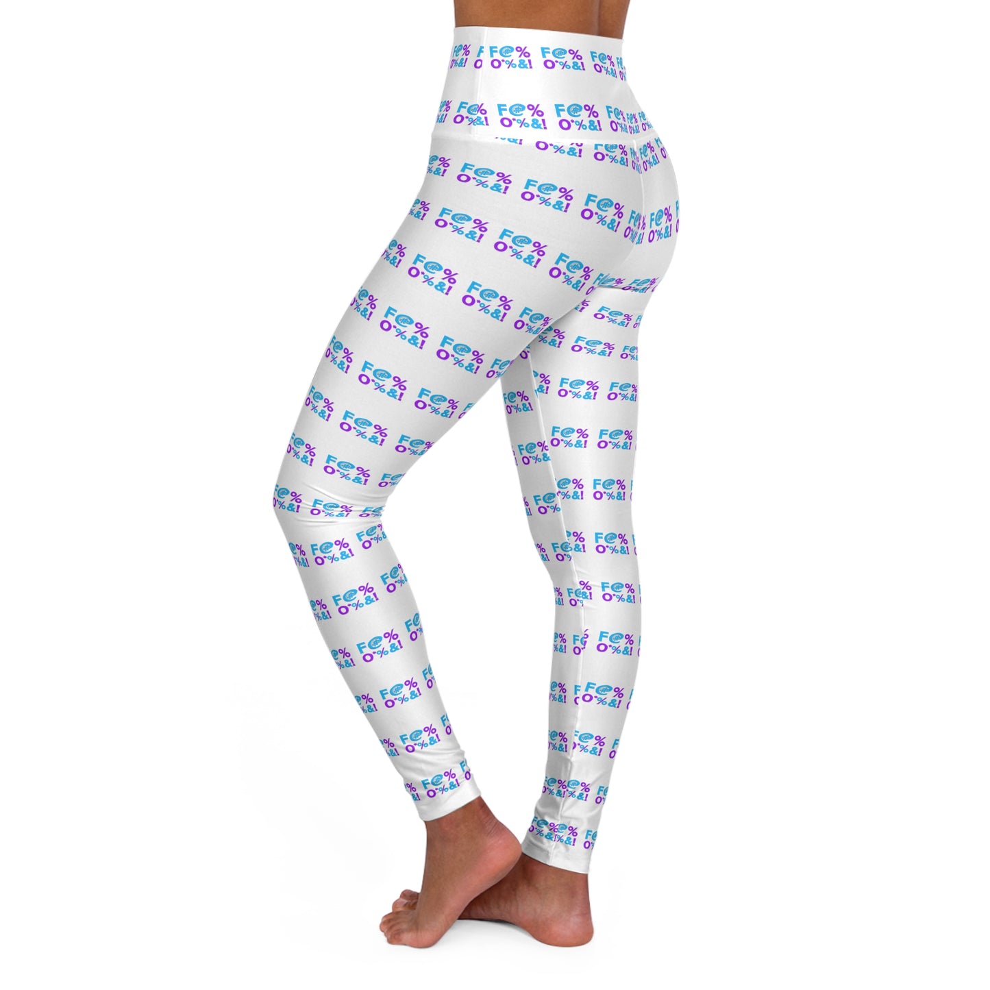 Fun Colorful High Waisted Yoga Leggings