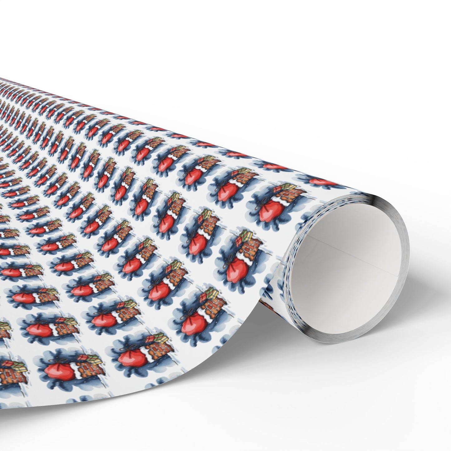 Wrapping Paper Roll — Festive Nutcracker Pattern Gift Wrap