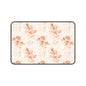 Floral Desk Mat — Soft Peach Watercolor Blossoms Mouse Pad