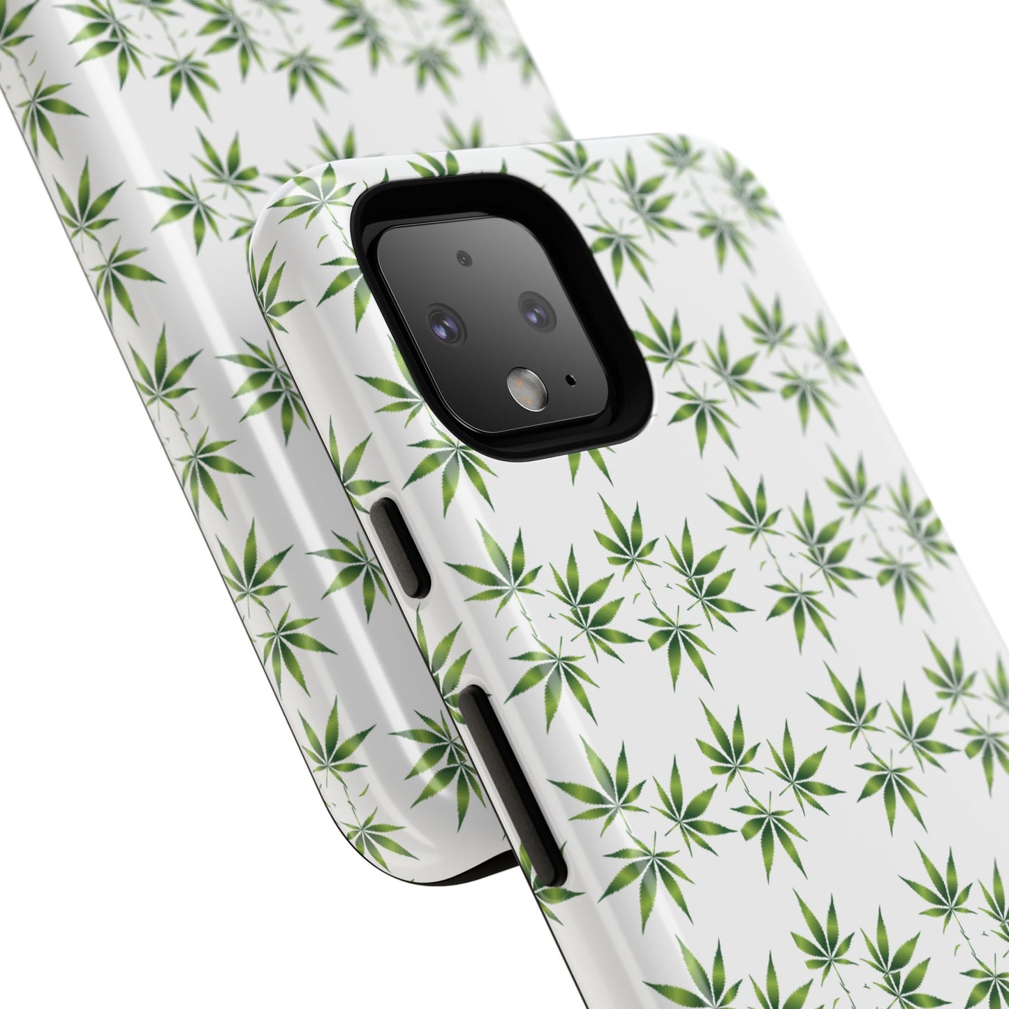 Stylish Phone Case with Cannabis Leaf Design, Durable Phone Cover, Gift for Stoner Friends, Unique Phone Accessory, Nature-Inspired Design