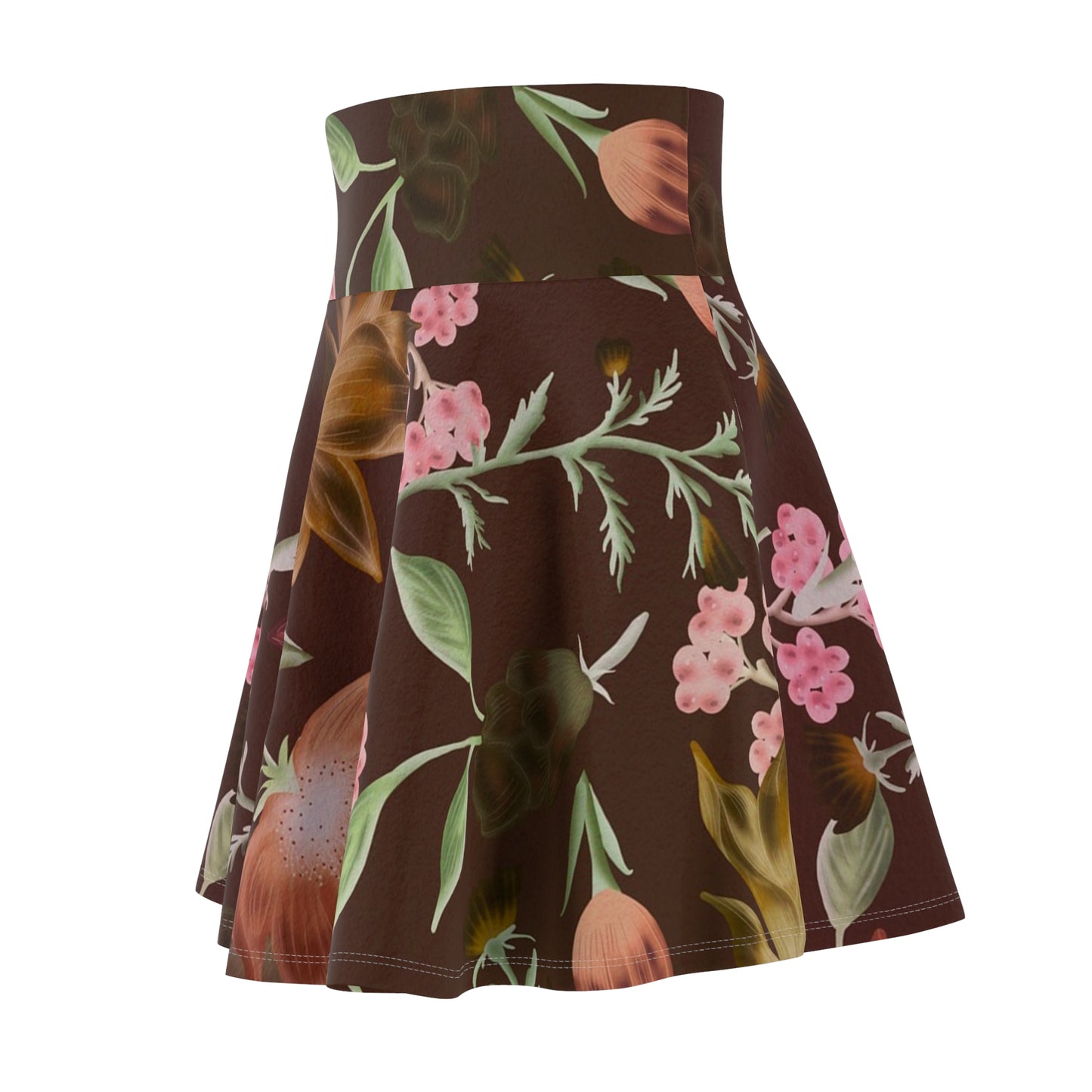 Floral Women's Skater Skirt, Spring Fashion, Casual Wear, Party Skirt, Summer Outfit, Mother’s Day Gift