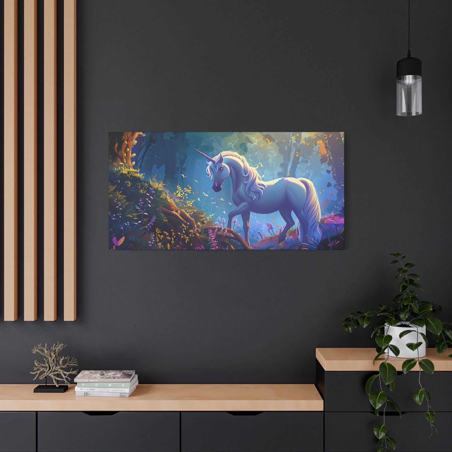 Matte Canvas, Stretched, 1.25" - Unicorn