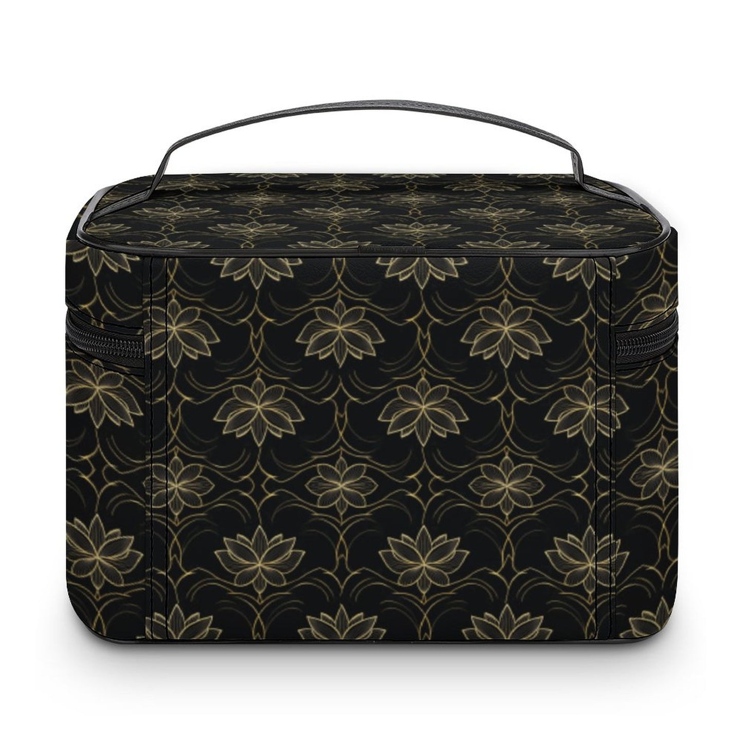 Make-up bag with Lychee pattern PU material